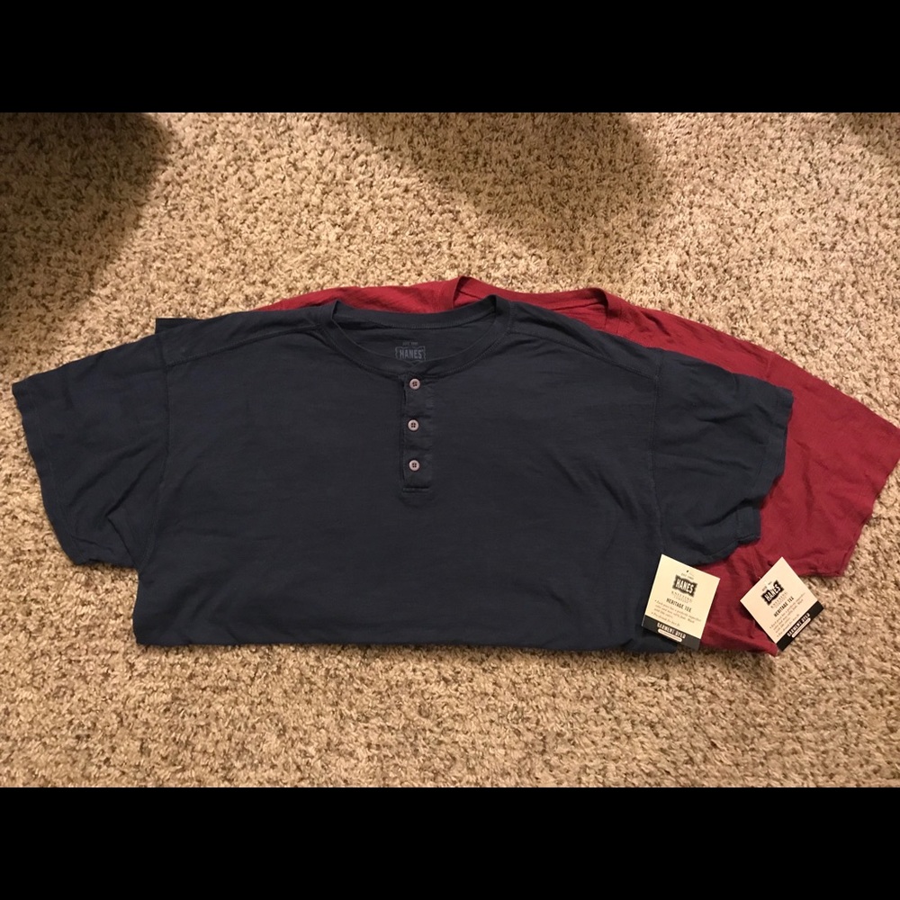 NWT; Men’s XL Hanes Heritage Tee